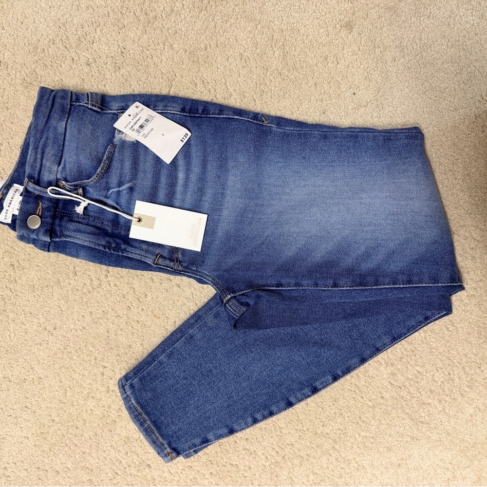 Good American High Rise Blue Jeans